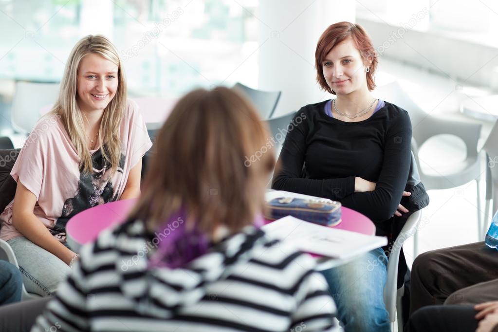 Group of college or university students