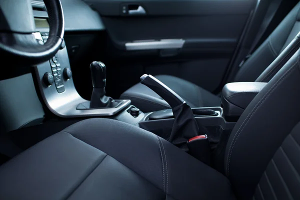 Modern car interior (color toned image) — Stock Photo, Image