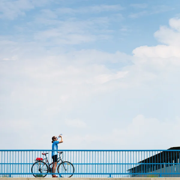 Background for poster or advertisment pertaining to cycling — Stock Photo, Image