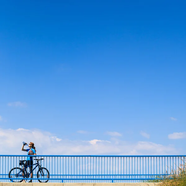 Pozadí plakátu nebo inzerát týkající se cyklistické — Stock fotografie