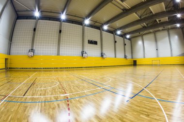 genç ile modern, çok fonksiyonlu spor salonu iç