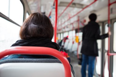 toplu taşıma serisi - bir tramvay gidip işe alma