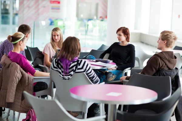 College or university students during a break — Stock Photo, Image