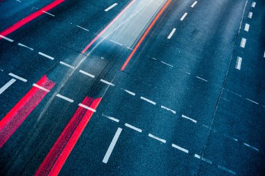 hareketli şehir trafik bulanık