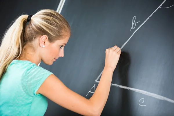 Scuola elementare, insegnante di college — Foto Stock