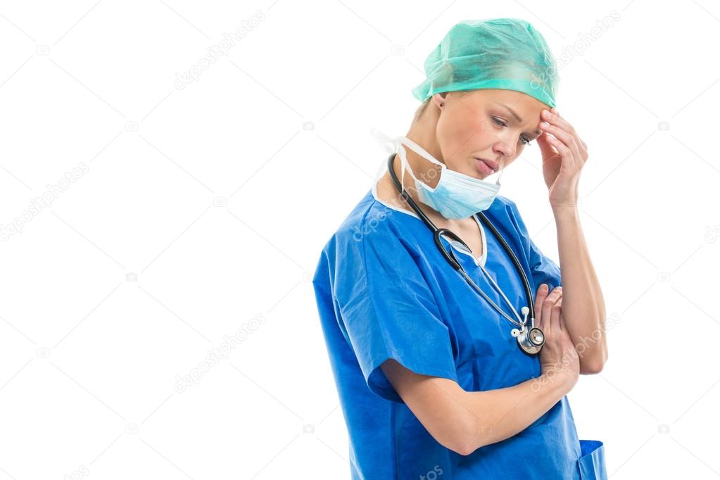 Female doctor or surgeon