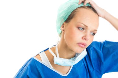 Doktor veya cerrah aşağı duygu