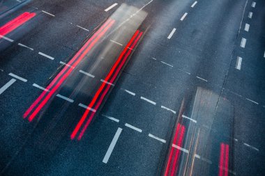 hareketli şehir trafik bulanık