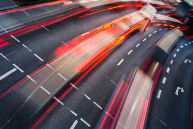 hareketli şehir trafik bulanık