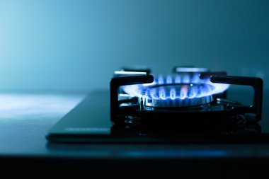Flames of gas stove clipart