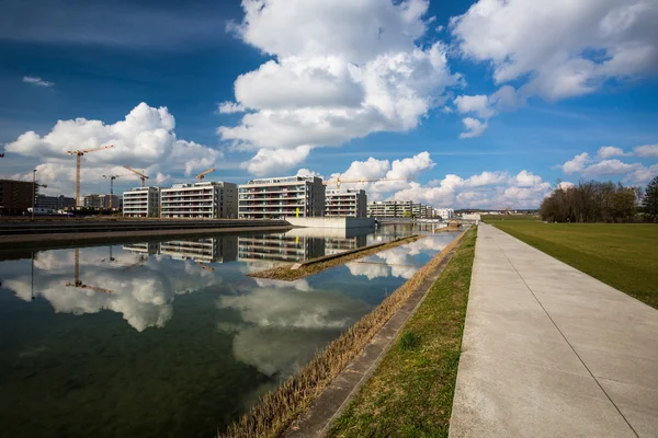 Moderno proyecto de vivienda residencial en una ciudad —  Fotos de Stock