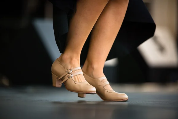 Dancers performing Argentinian tango — Stock Photo, Image