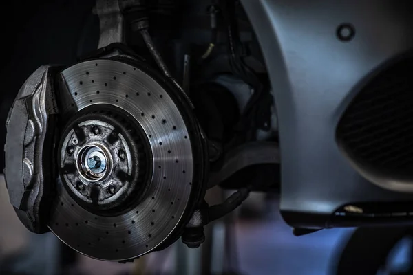 Tyre Change Wheel Balancing Repair Change Car Tire Auto Service — Stock Photo, Image