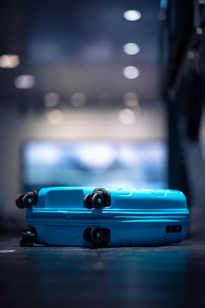 Gepäck Auf Dem Gepäckband Auf Einem Internationalen Flughafen — Stockfoto