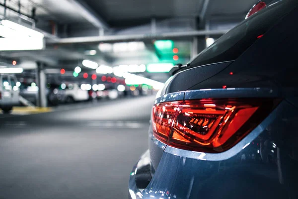 Underground Garage Modern Car Parking Lots Vehicles — Stock Photo, Image