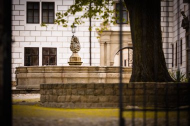 Muhteşem şatosu, Güney Bohemya, Çek Cumhuriyeti, Avrupa ile Trebon kasabası