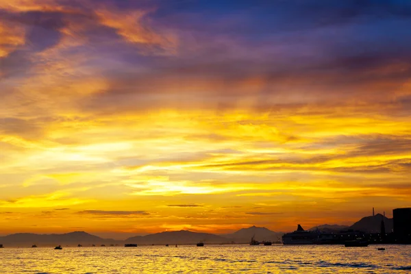 Sunset at coast — Stock Photo, Image