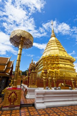 WAT phrathat DOI suthep Tapınağı chiang Mai, Tayland.