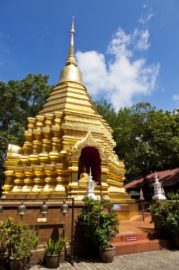 WAT phan Tapınağı chiang Mai, Tayland.