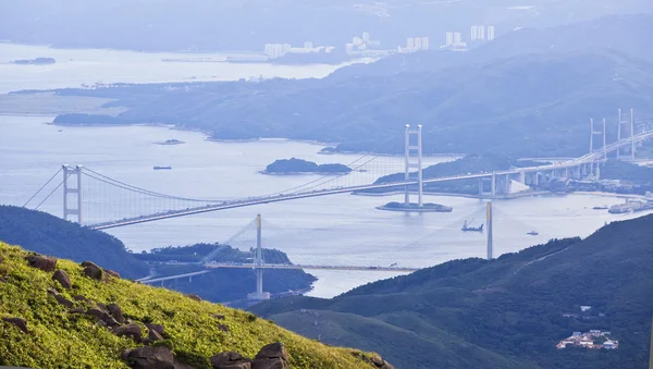 Гонконгские мосты — стоковое фото