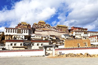 ganden sumtseling Manastırı shangrila, yunnan, Çin.