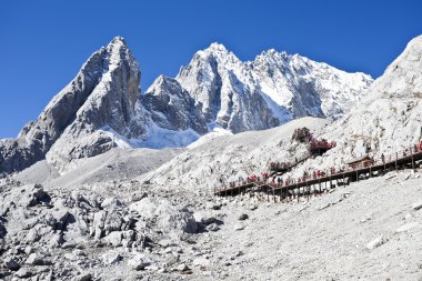 Jade dragon snow mountain lijiang, yunnan, Çin