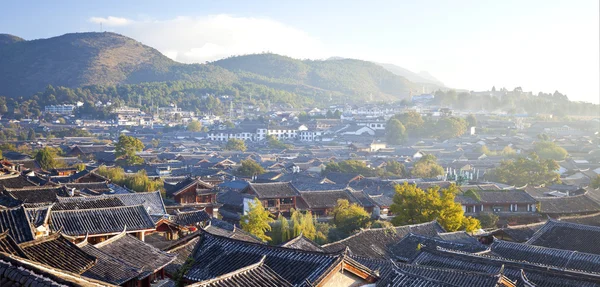 Lijiang eski şehir, sabah, Çin.