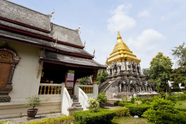 WAT chiang adam tapınak chiang Mai, Tayland.