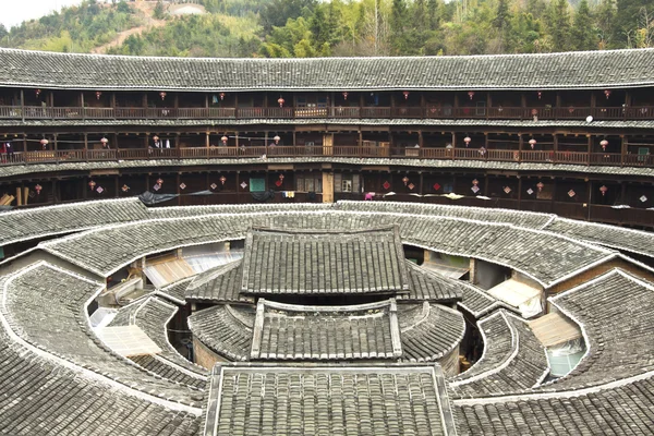 Fujian tulou huis in china — Stockfoto