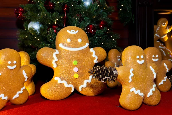 Pão de gengibre para o Natal — Fotografia de Stock