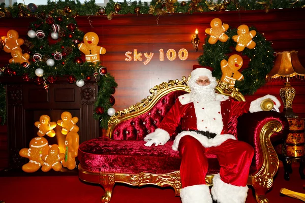 Santa Claus in Hong Kong — Stock Photo, Image