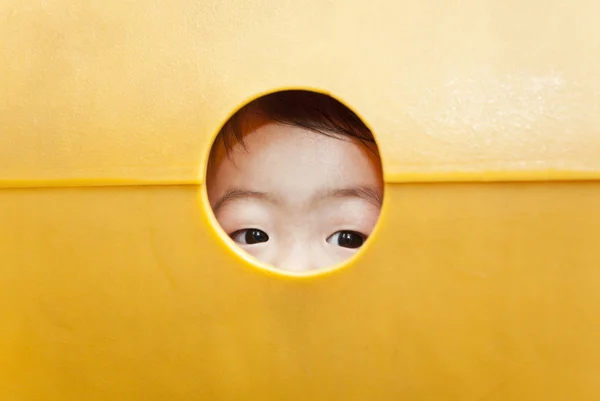 Enfants yeux curieux — Photo