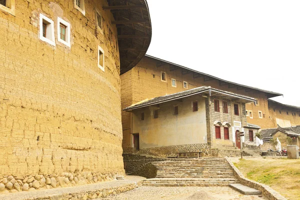 Tulou, fujian, Çin tarihi bir site. Dünya Mirası. — Stok fotoğraf