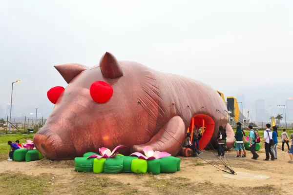 Ausstellung visueller Kultur im West Kotloon hong kong. — Stockfoto