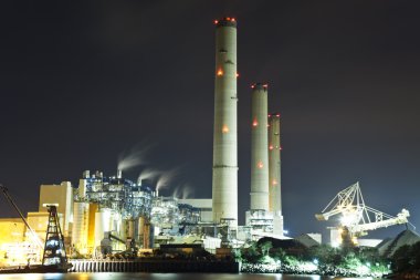 gece sigara endüstriyel enerji santrali