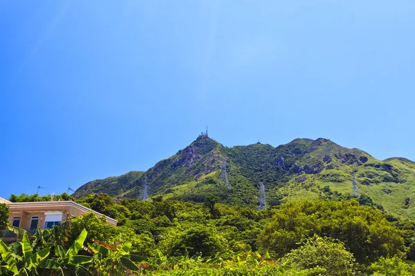 Burggipfel in Hongkong, einer von drei scharfen Hügeln. — Stockfoto