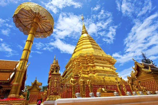 Templo em Chiang Mai, Tailândia . Imagens Royalty-Free