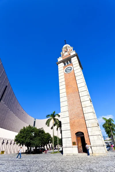 Torre dell'orologio a Hong Kong, Cina . — Foto Stock
