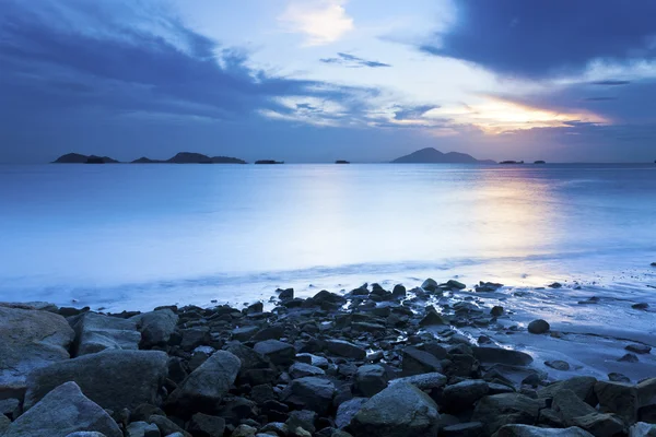Denizle gün batımı — Stok fotoğraf