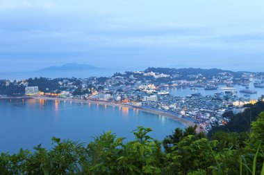 Sunset island in Hong Kong, Cheung Chau.