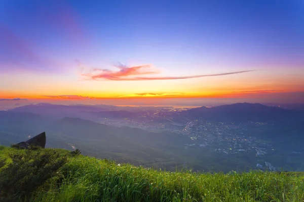 Colorful summer landscape at mountains — Stock Photo, Image