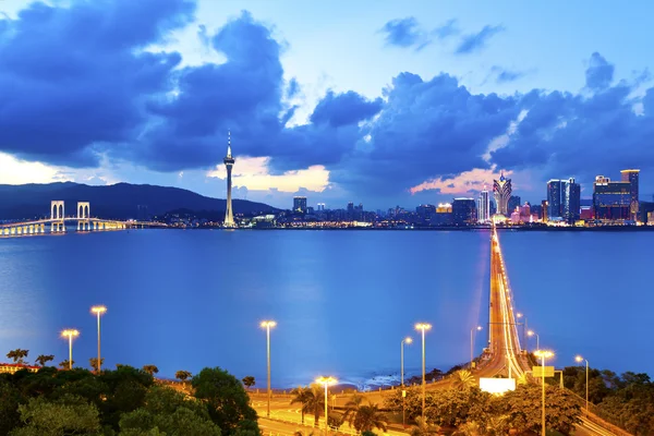 Macau bei Nacht — Stockfoto