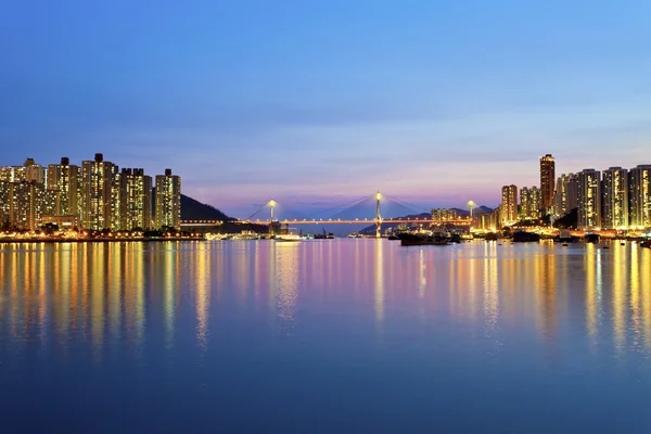 Hongkong centrální pobřeží — Stock fotografie