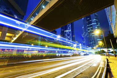 gece şehir şehir trafik