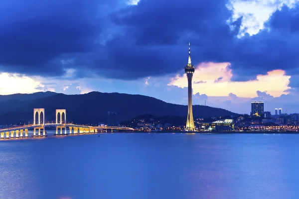 Macau at sunset — Stock Photo, Image