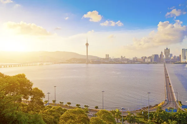 Macau staden på dagen — Stockfoto