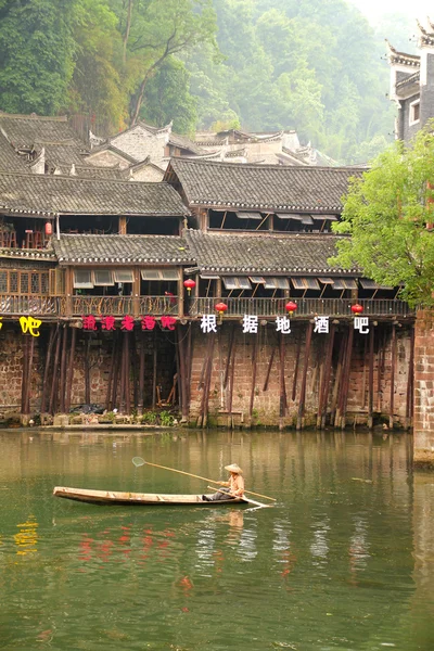 Starożytne miasto Fenghuang w Chinach — Zdjęcie stockowe