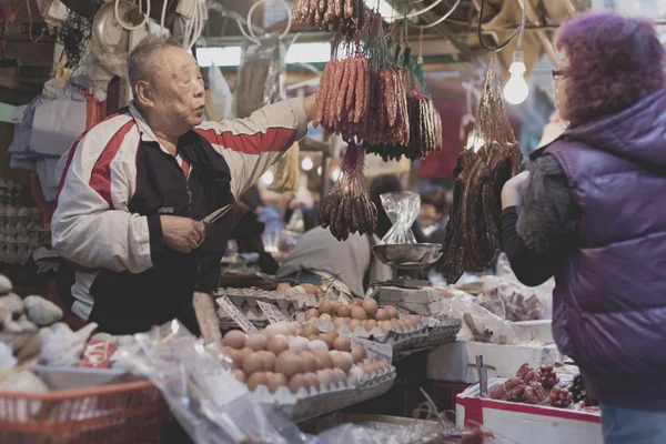 Envejecimiento de la población en Hong Kong — Foto de Stock