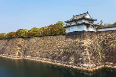 Nehri Japonya Osaka Kalesi