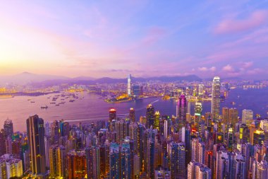 Hong kong sunset
